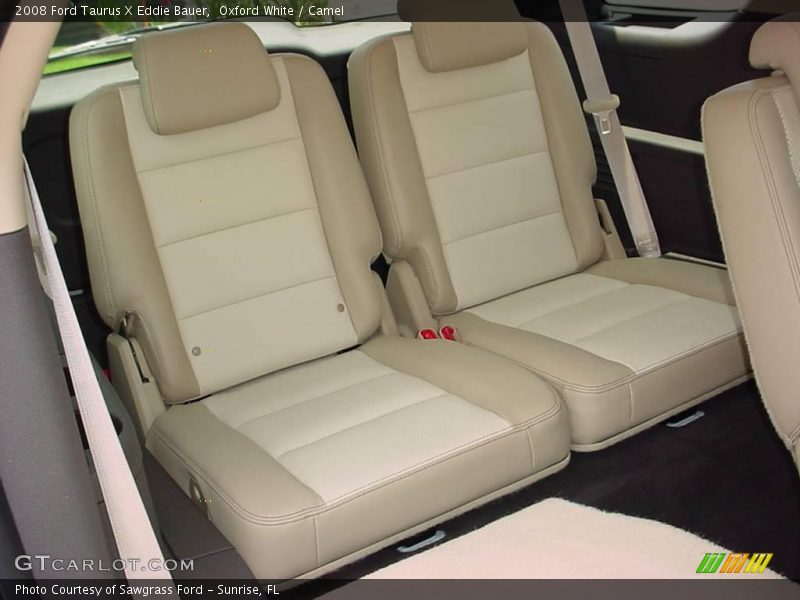 Oxford White / Camel 2008 Ford Taurus X Eddie Bauer