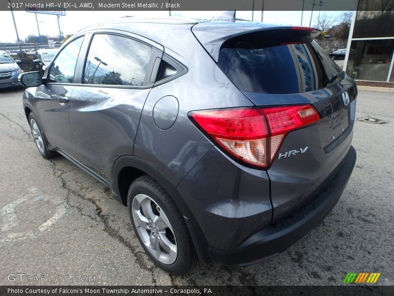 Modern Steel Metallic / Black 2017 Honda HR-V EX-L AWD