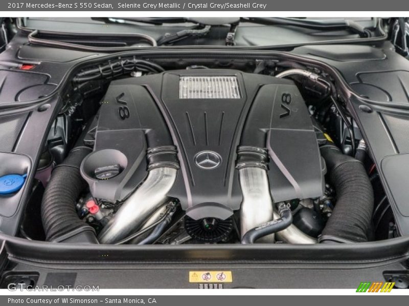  2017 S 550 Sedan Engine - 4.7 Liter DI biturbo DOHC 32-Valve VVT V8