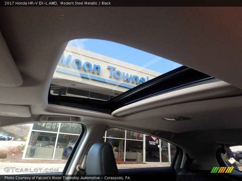 Modern Steel Metallic / Black 2017 Honda HR-V EX-L AWD