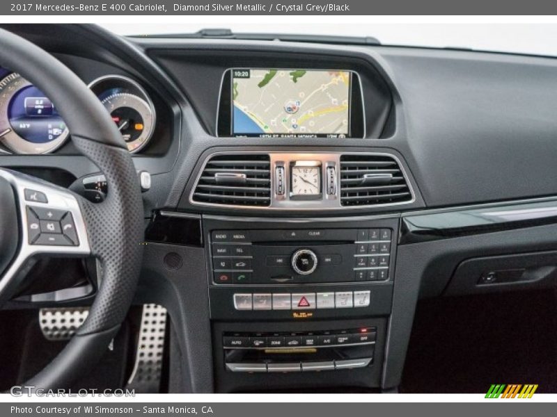 Controls of 2017 E 400 Cabriolet