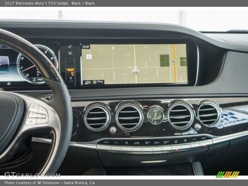 Navigation of 2017 S 550 Sedan