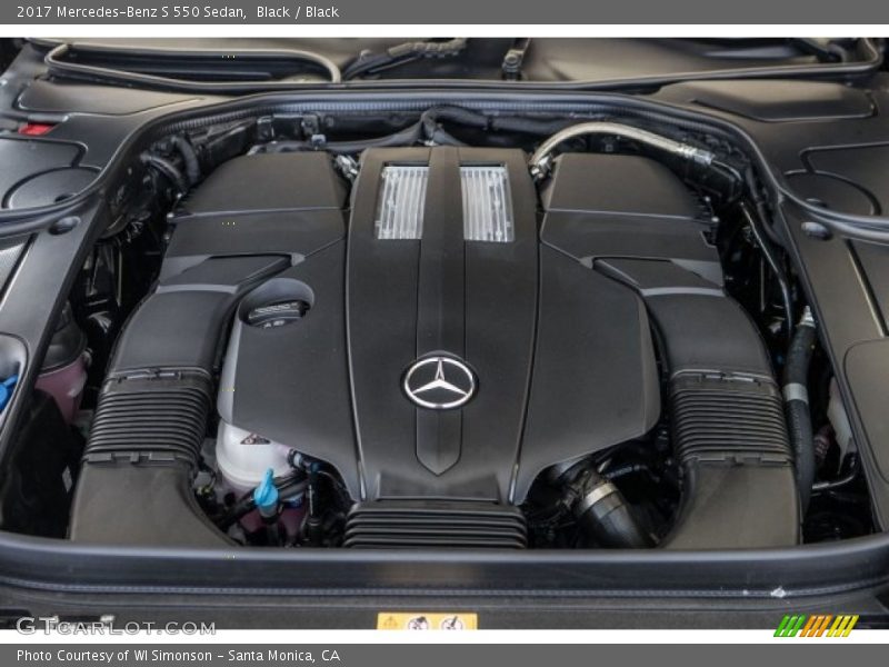  2017 S 550 Sedan Engine - 4.7 Liter DI biturbo DOHC 32-Valve VVT V8