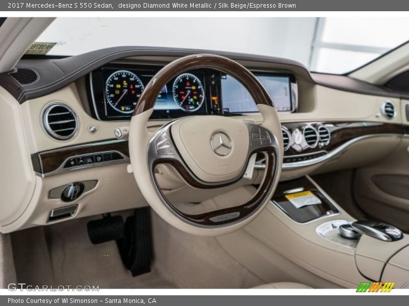 Dashboard of 2017 S 550 Sedan