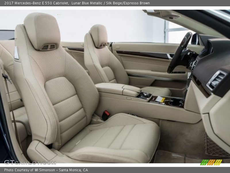  2017 E 550 Cabriolet Silk Beige/Espresso Brown Interior