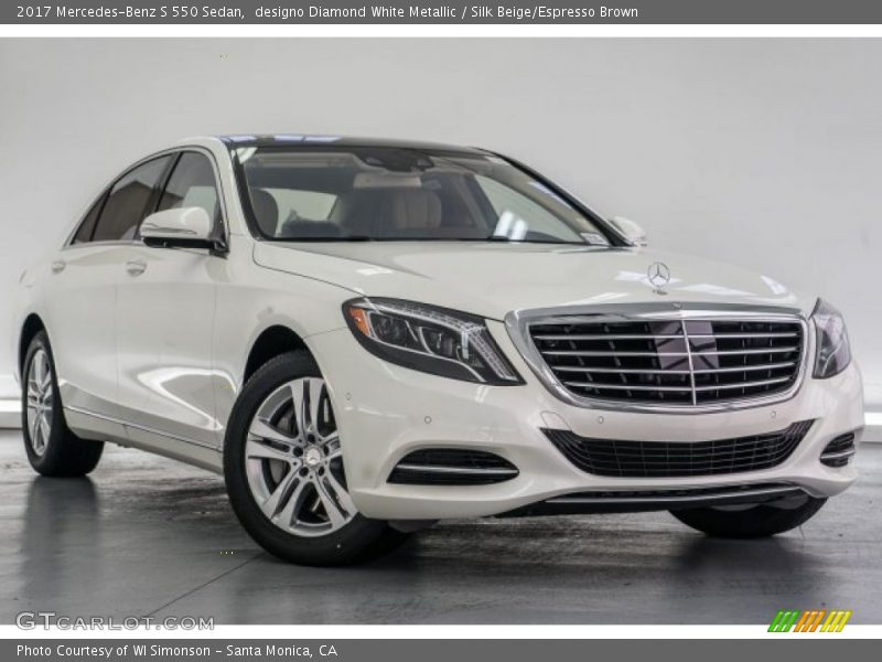 Front 3/4 View of 2017 S 550 Sedan