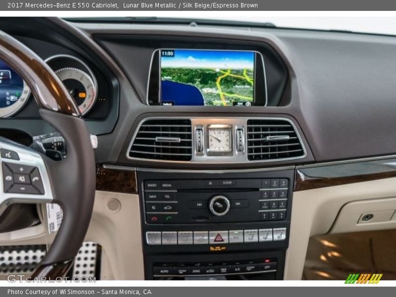 Navigation of 2017 E 550 Cabriolet