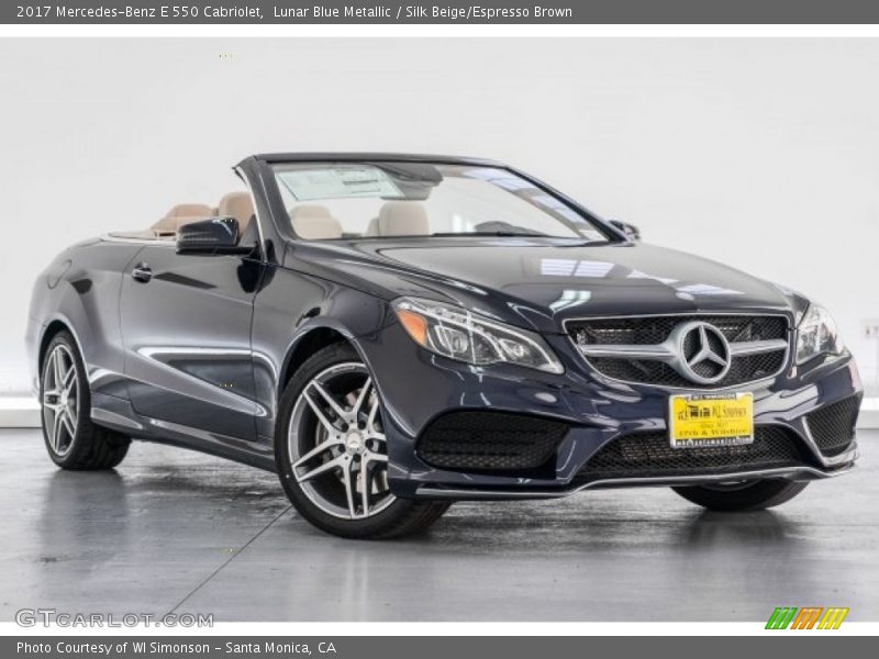Front 3/4 View of 2017 E 550 Cabriolet