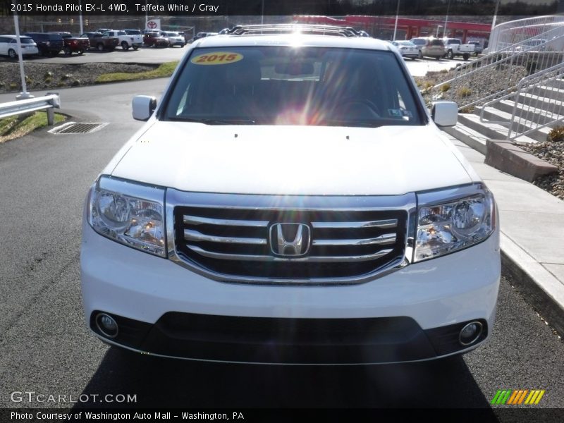Taffeta White / Gray 2015 Honda Pilot EX-L 4WD