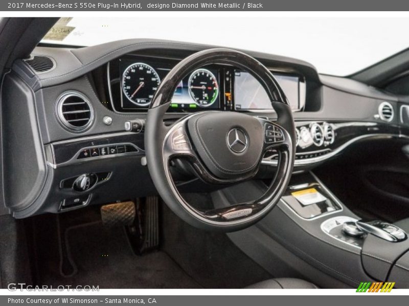 Dashboard of 2017 S 550e Plug-In Hybrid