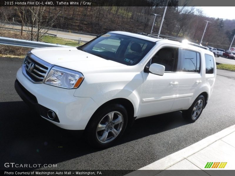 Taffeta White / Gray 2015 Honda Pilot EX-L 4WD