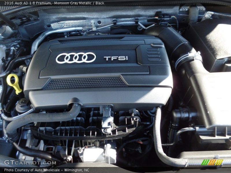 Monsoon Gray Metallic / Black 2016 Audi A3 1.8 Premium
