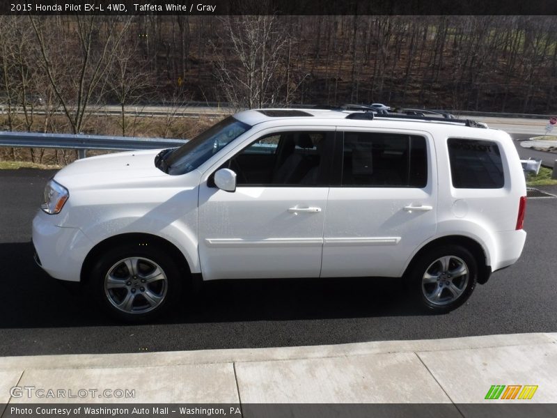 Taffeta White / Gray 2015 Honda Pilot EX-L 4WD