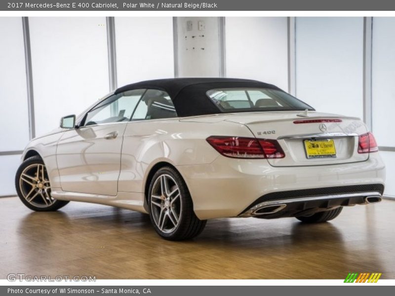 Polar White / Natural Beige/Black 2017 Mercedes-Benz E 400 Cabriolet