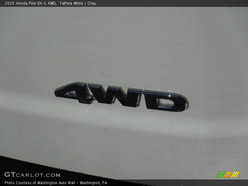 Taffeta White / Gray 2015 Honda Pilot EX-L 4WD