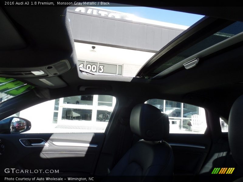 Monsoon Gray Metallic / Black 2016 Audi A3 1.8 Premium