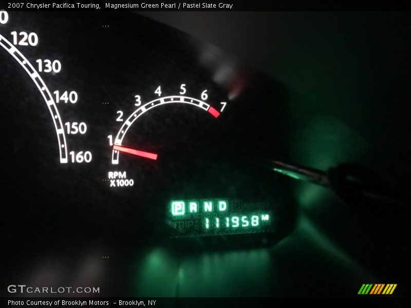 Magnesium Green Pearl / Pastel Slate Gray 2007 Chrysler Pacifica Touring
