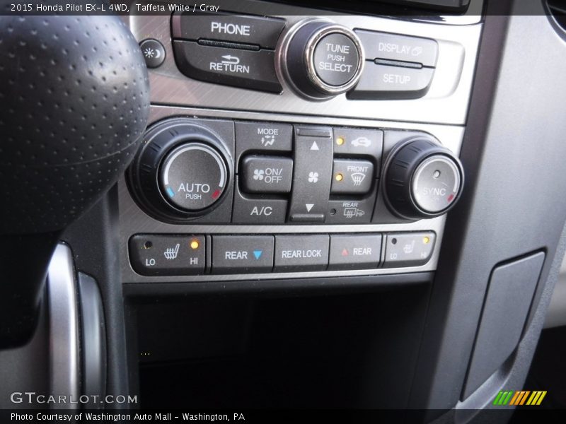 Taffeta White / Gray 2015 Honda Pilot EX-L 4WD