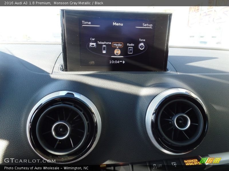 Monsoon Gray Metallic / Black 2016 Audi A3 1.8 Premium