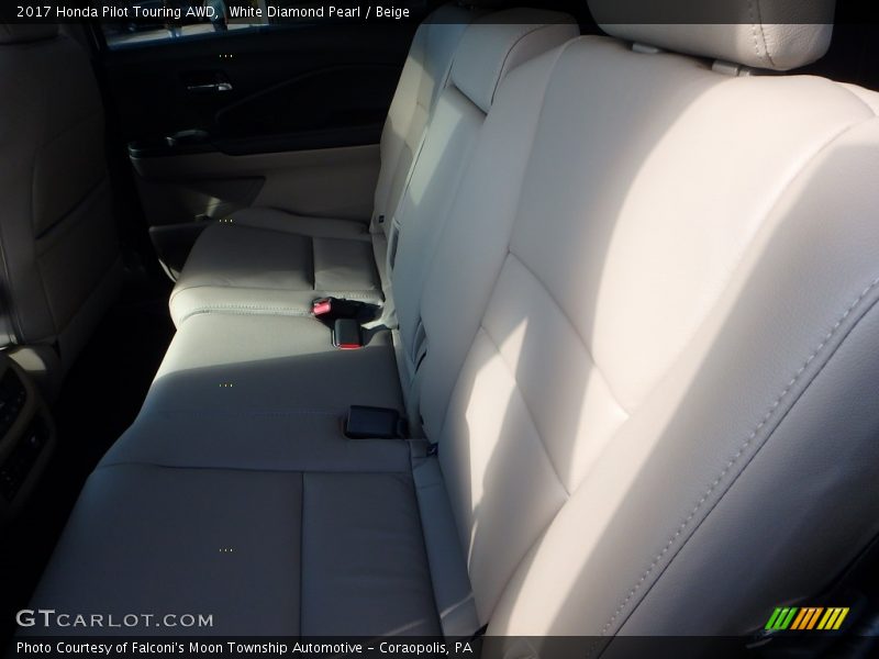 Rear Seat of 2017 Pilot Touring AWD