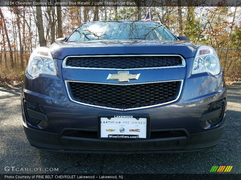 Atlantis Blue Metallic / Light Titanium/Jet Black 2014 Chevrolet Equinox LS