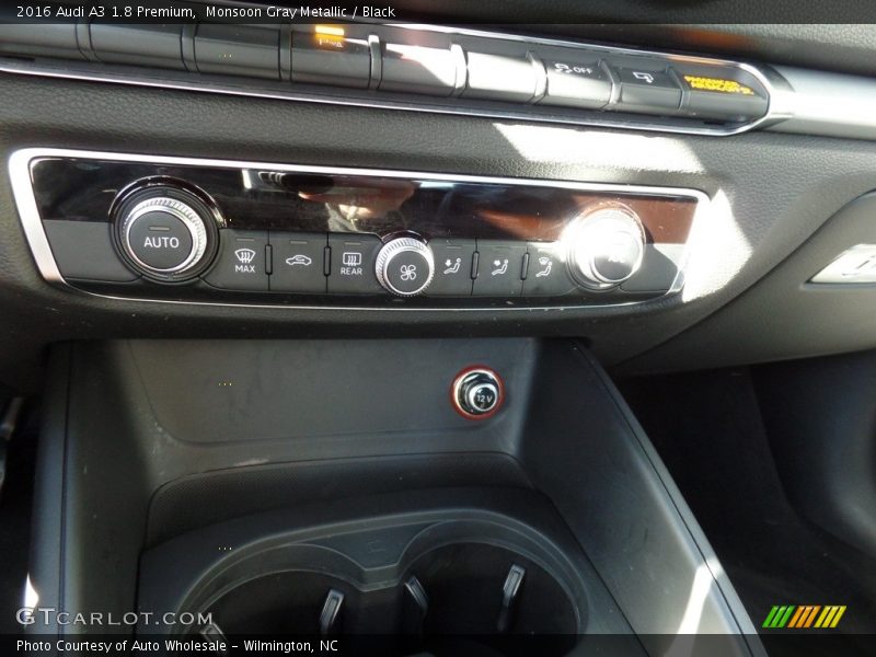 Monsoon Gray Metallic / Black 2016 Audi A3 1.8 Premium