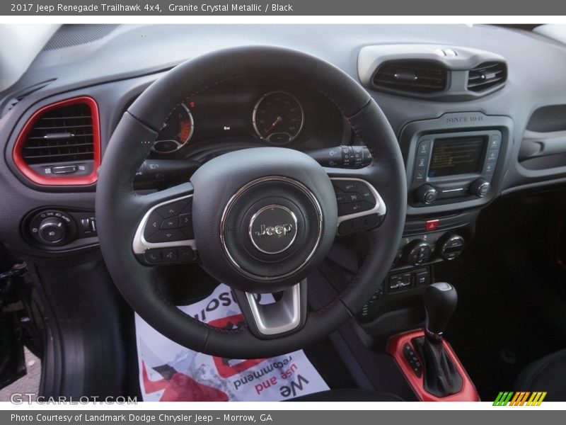 Granite Crystal Metallic / Black 2017 Jeep Renegade Trailhawk 4x4