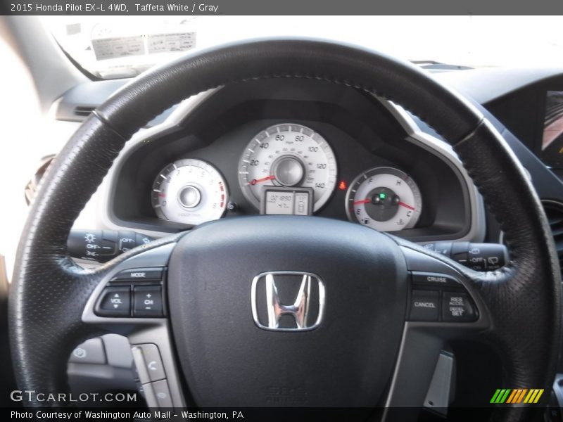 Taffeta White / Gray 2015 Honda Pilot EX-L 4WD