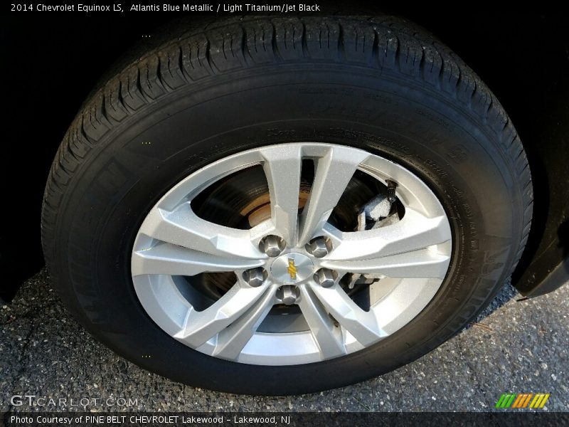 Atlantis Blue Metallic / Light Titanium/Jet Black 2014 Chevrolet Equinox LS