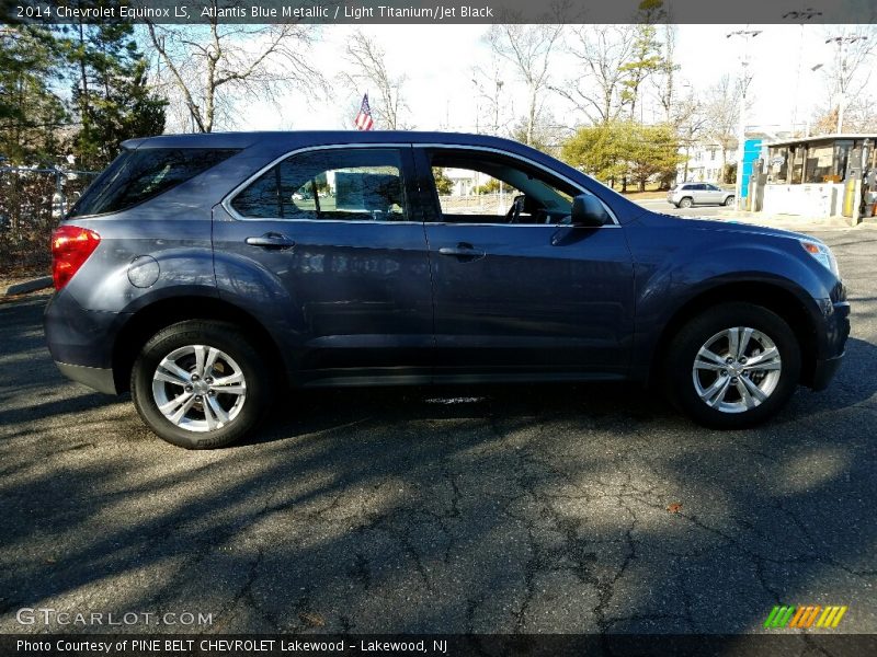 Atlantis Blue Metallic / Light Titanium/Jet Black 2014 Chevrolet Equinox LS