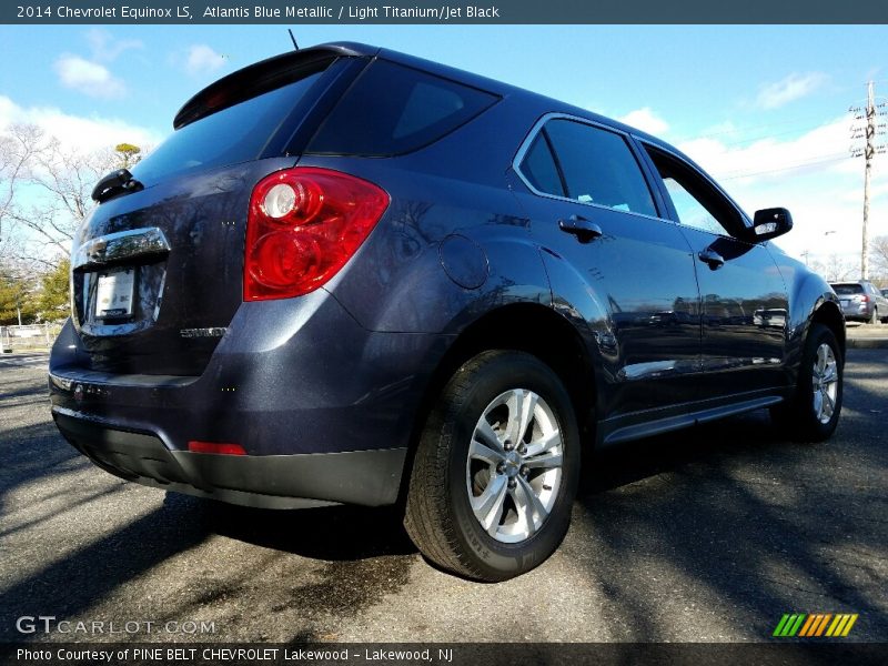 Atlantis Blue Metallic / Light Titanium/Jet Black 2014 Chevrolet Equinox LS