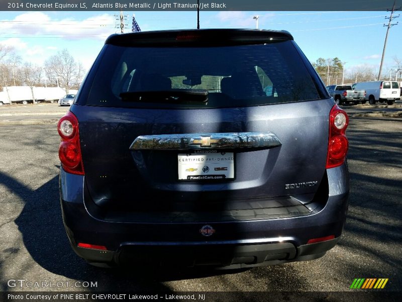 Atlantis Blue Metallic / Light Titanium/Jet Black 2014 Chevrolet Equinox LS