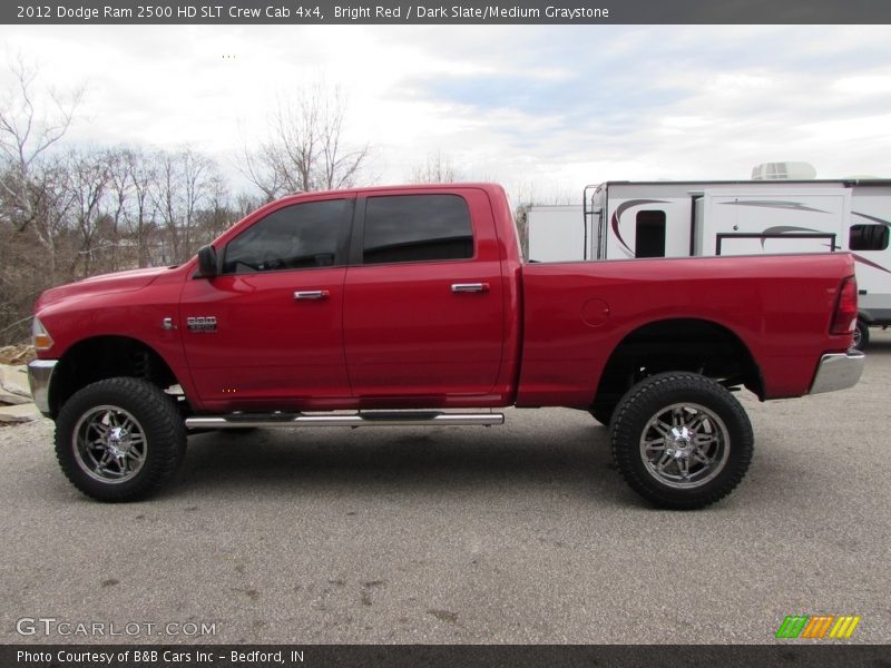 Bright Red / Dark Slate/Medium Graystone 2012 Dodge Ram 2500 HD SLT Crew Cab 4x4