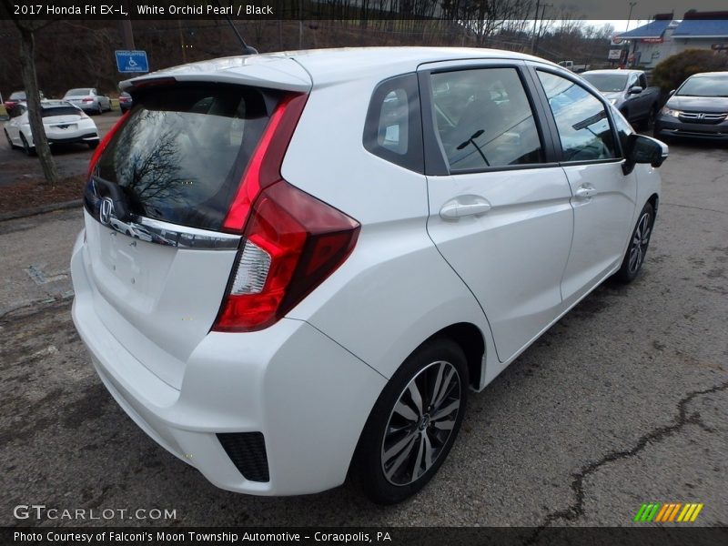 White Orchid Pearl / Black 2017 Honda Fit EX-L