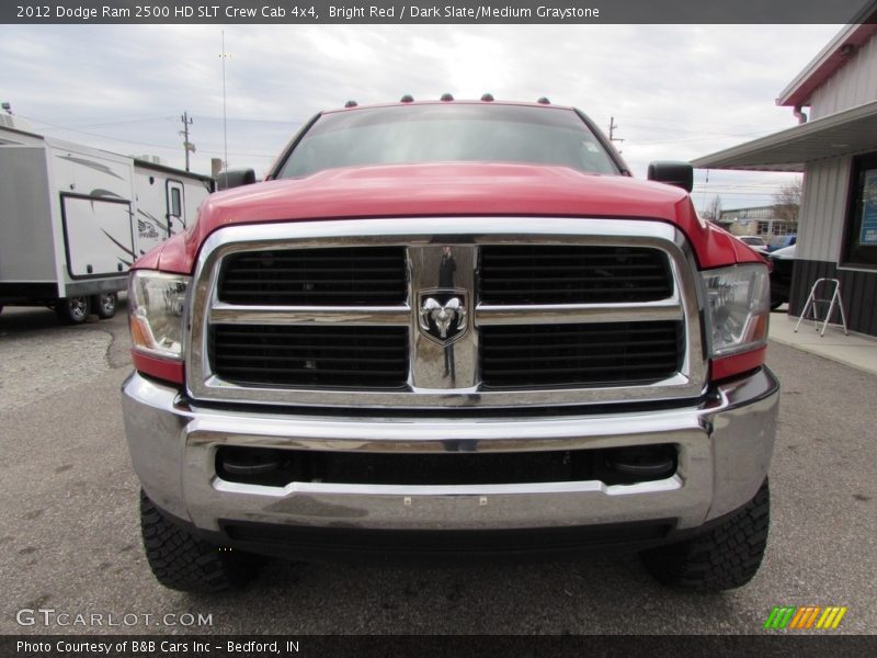 Bright Red / Dark Slate/Medium Graystone 2012 Dodge Ram 2500 HD SLT Crew Cab 4x4