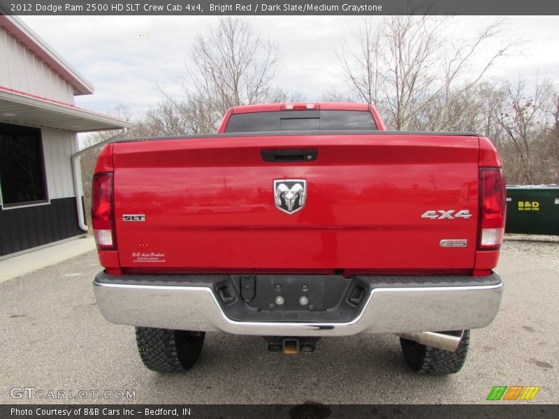 Bright Red / Dark Slate/Medium Graystone 2012 Dodge Ram 2500 HD SLT Crew Cab 4x4