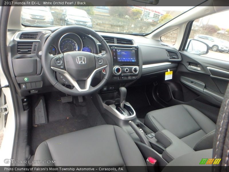  2017 Fit EX-L Black Interior