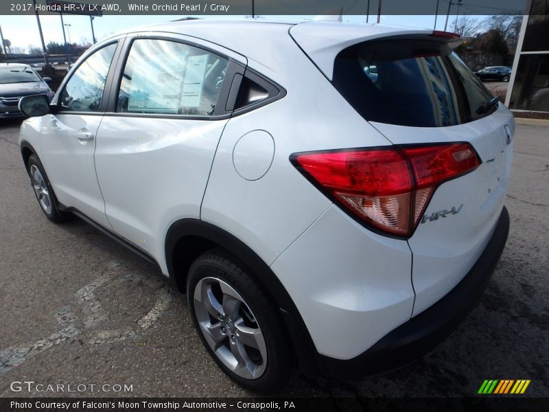 White Orchid Pearl / Gray 2017 Honda HR-V LX AWD