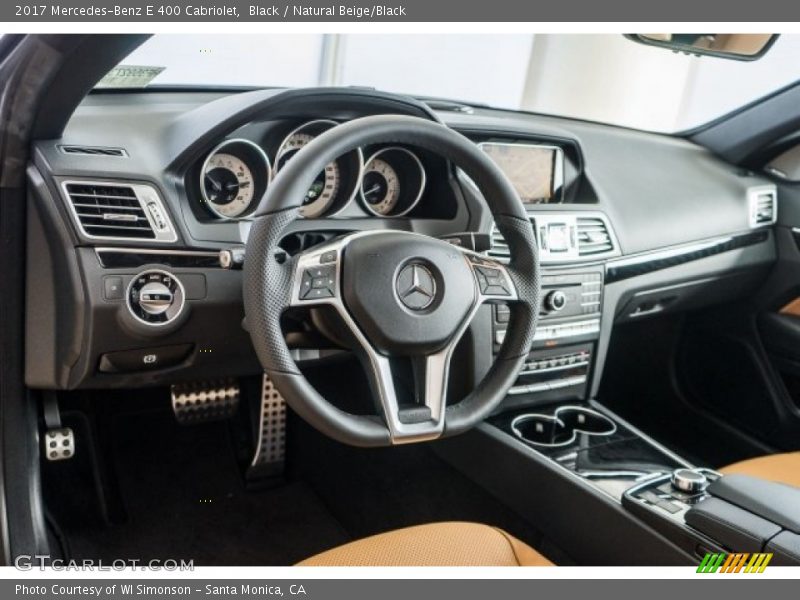 Black / Natural Beige/Black 2017 Mercedes-Benz E 400 Cabriolet