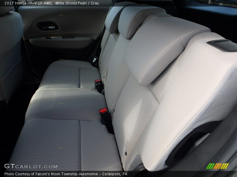 White Orchid Pearl / Gray 2017 Honda HR-V LX AWD