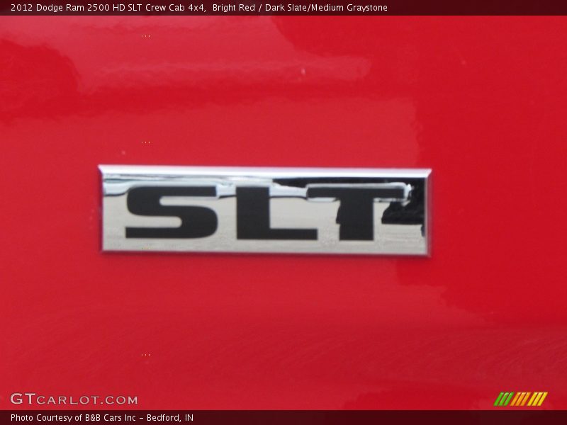 Bright Red / Dark Slate/Medium Graystone 2012 Dodge Ram 2500 HD SLT Crew Cab 4x4