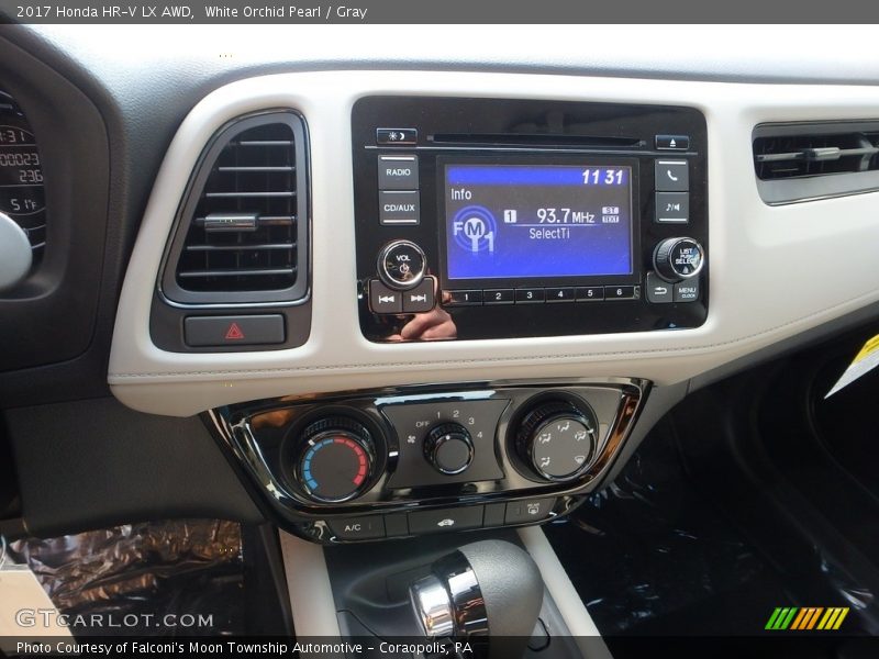 White Orchid Pearl / Gray 2017 Honda HR-V LX AWD