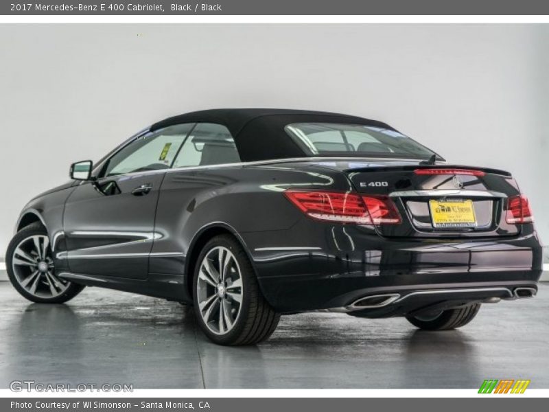 Black / Black 2017 Mercedes-Benz E 400 Cabriolet