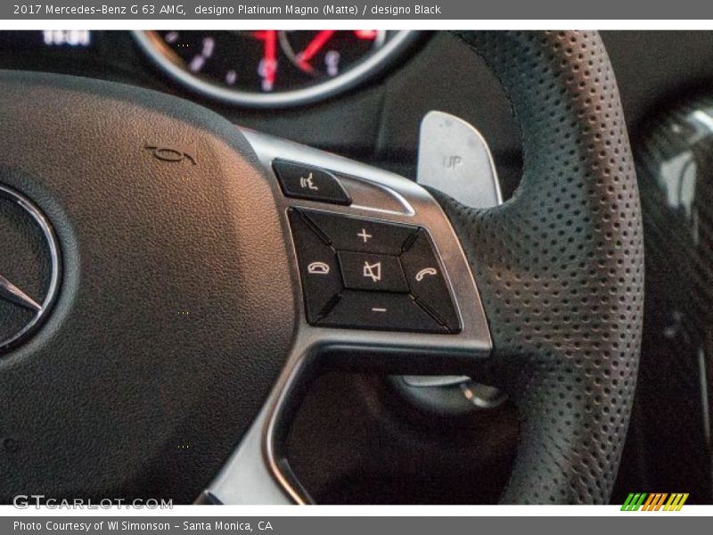 Controls of 2017 G 63 AMG