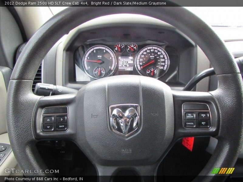Bright Red / Dark Slate/Medium Graystone 2012 Dodge Ram 2500 HD SLT Crew Cab 4x4