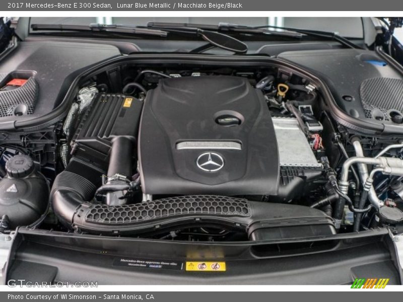 Lunar Blue Metallic / Macchiato Beige/Black 2017 Mercedes-Benz E 300 Sedan
