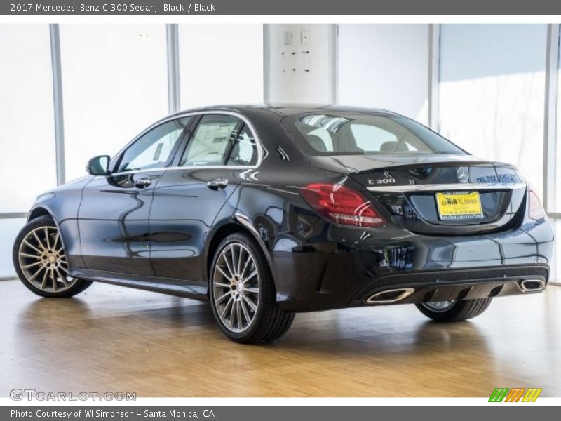 Black / Black 2017 Mercedes-Benz C 300 Sedan