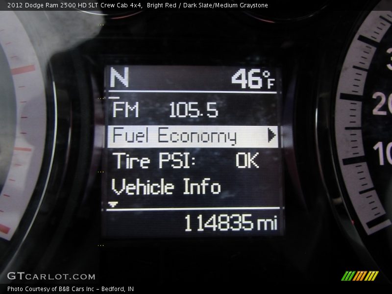 Bright Red / Dark Slate/Medium Graystone 2012 Dodge Ram 2500 HD SLT Crew Cab 4x4