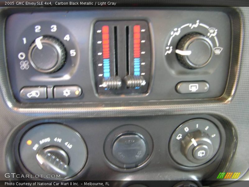 Carbon Black Metallic / Light Gray 2005 GMC Envoy SLE 4x4