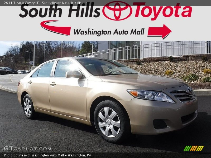 Sandy Beach Metallic / Bisque 2011 Toyota Camry LE